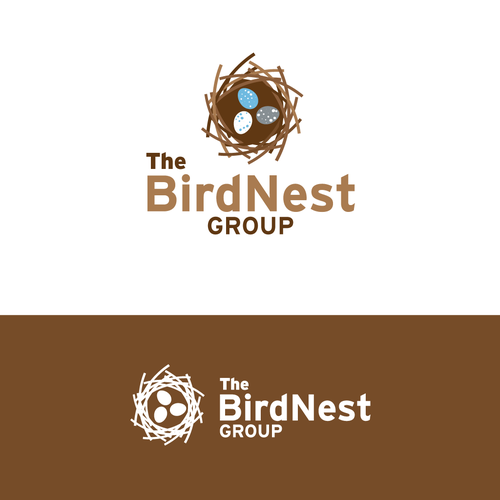 Cleaning and maintenance logo with the title 'Nesting Instinct'