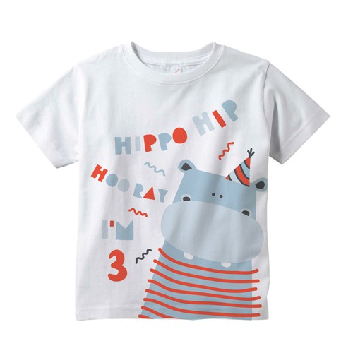 Birthday design with the title 'Kids birthday t shirt design'