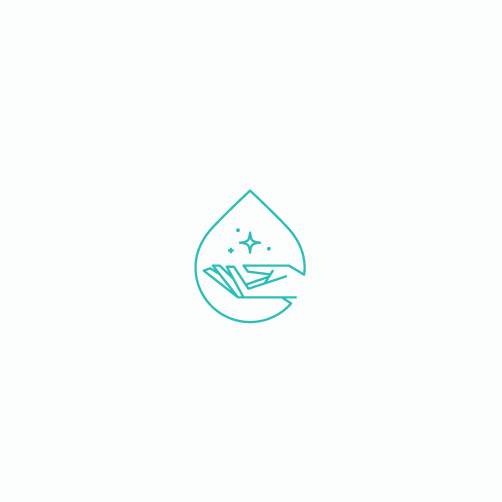 Liquid design with the title 'Personal hygiene logo'