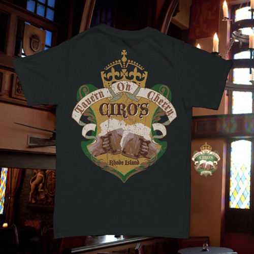 Shield t-shirt with the title 'Create a winning t-shirt design'