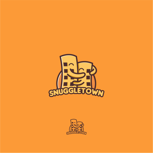 Town logo with the title 'Snuggle Town'