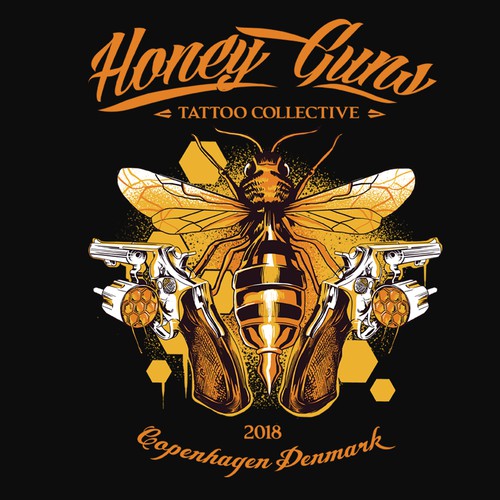 Gun t-shirt with the title 'Tattoo T-Shirt'