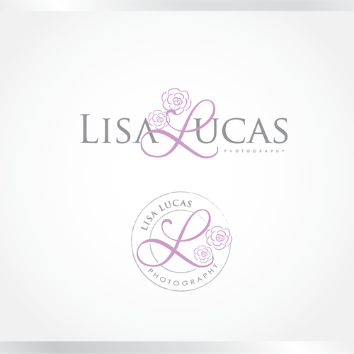 Daisy logo with the title 'Create a gorgeous logo for Lisa Lucas Photography'