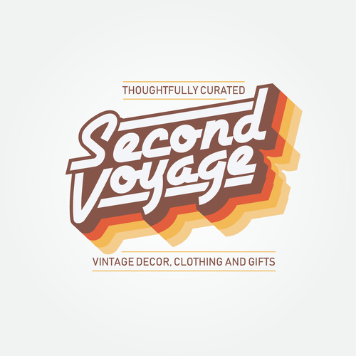 Retro design with the title 'Second Voyage'