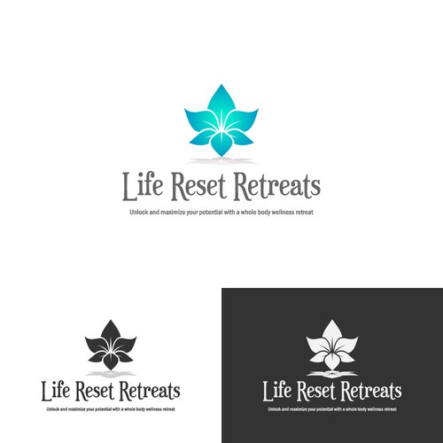 Zen logo with the title 'Life Reset Retreats'