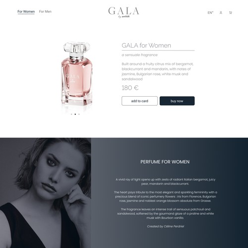 User-friendly website with the title 'Website redesign for GALA by amfAR'
