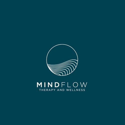 Therapy logo with the title 'MindFlow Therapy and Wellness'