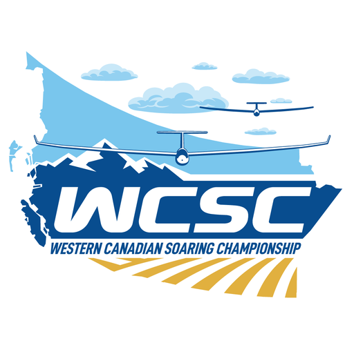 Airplane logo with the title 'Soaring Competition Logo'