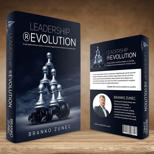 Leadership book cover with the title 'LEADERSHIP (R)EVOLUTION'