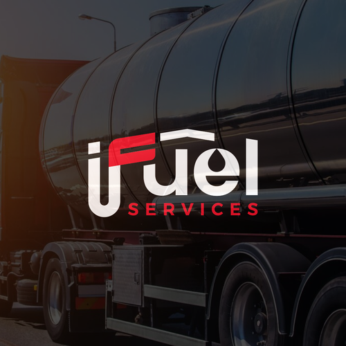Fluid logo with the title 'A logo concept for a fuel delivery service'