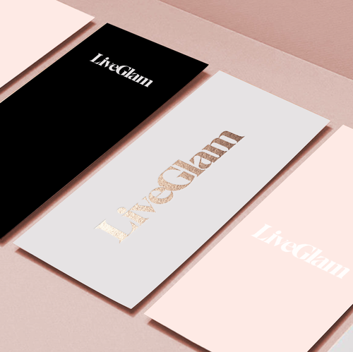 Eshop design with the title 'BEAUTY SUSCRIPTION BOX LOGO DESIGN'