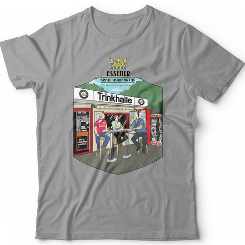 Project design with the title 'ESSENER BRAUMANUFAKTUR'