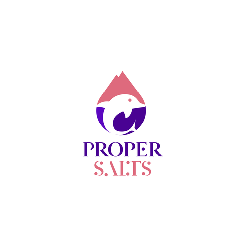 Dolphin design with the title 'Electrolyte hydration drink'