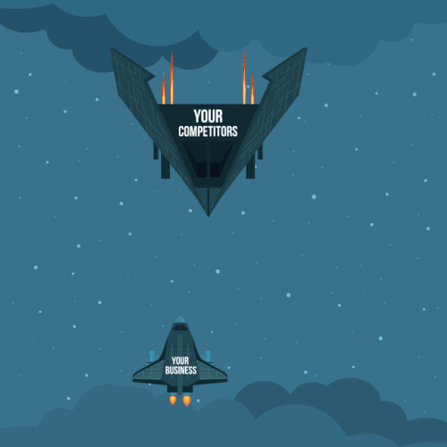Animated design with the title 'Social Media Banner (Instagram, Facebook)'