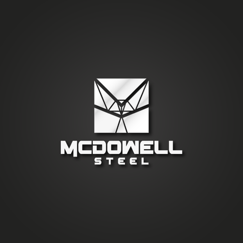 Steel design with the title 'McDowell Steel'