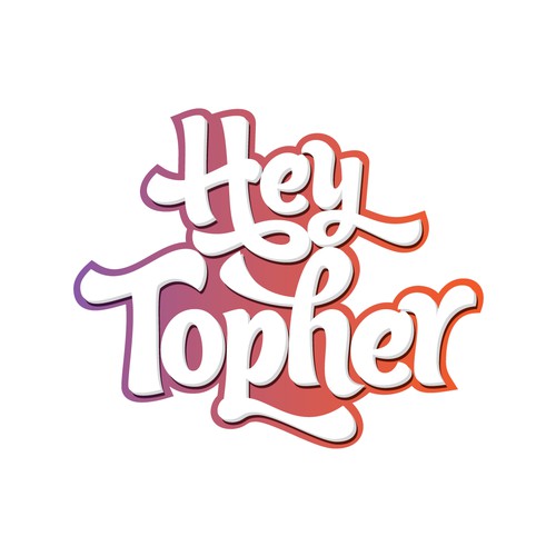 Cursive design with the title 'wordmark logo for a freelance web & app developer'