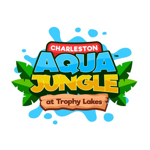 Woods design with the title 'Cool WaterPark Logo'