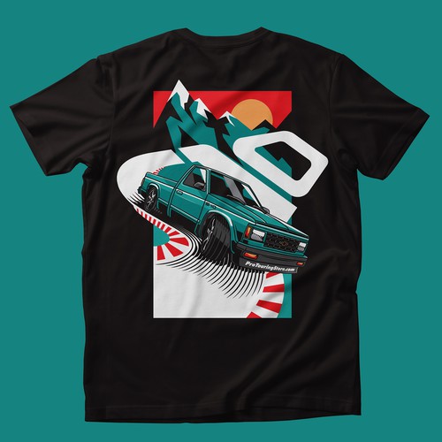 Truck t-shirt with the title 'CHEVROLET S10'