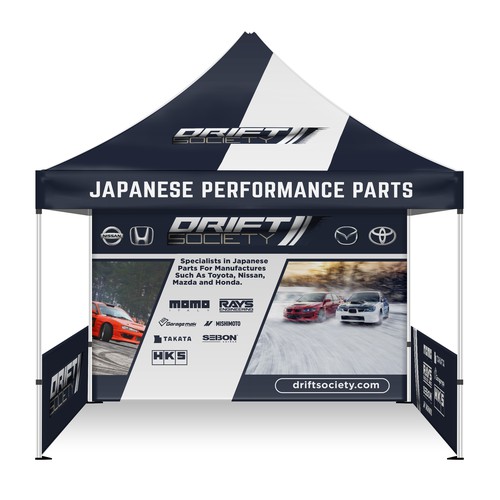 Tent design with the title 'Canopy tent trade show booth'