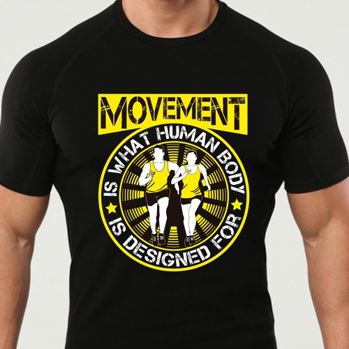 Running t-shirt with the title 'Movement T-shirt'