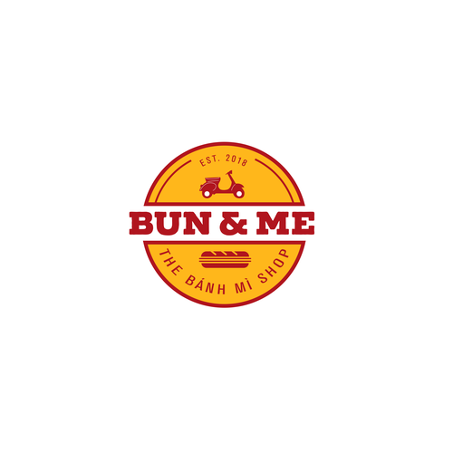 Vietnam logo with the title 'Bun & Me Logo Design'