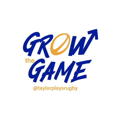 Rugby logo with the title 'Logo design entry'