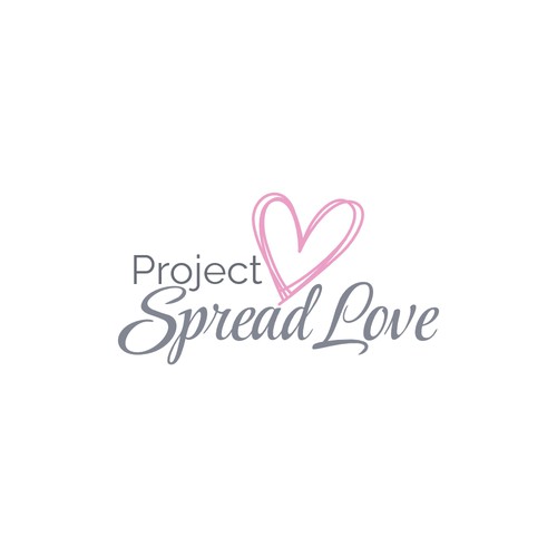 Combination logo with the title 'Project Spread Love'
