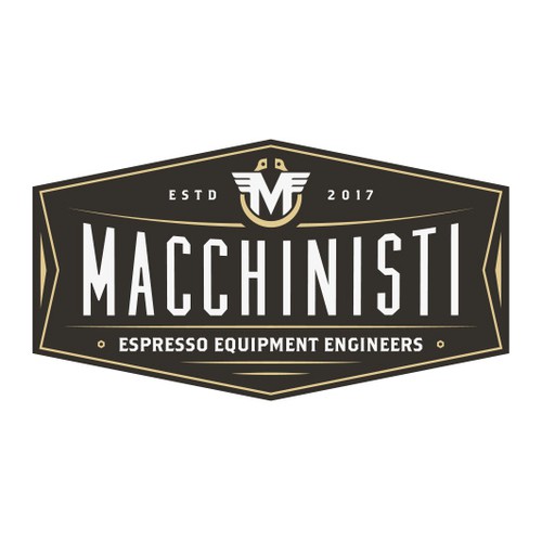 Engineering design with the title 'Macchinisti'