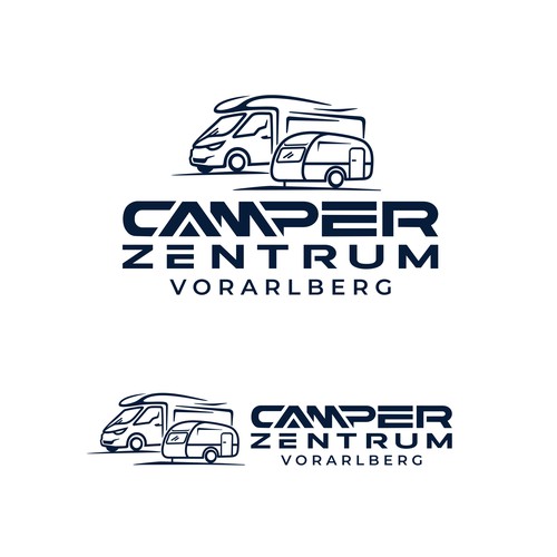 Automotive brand with the title 'Modern Brand Identity for Camper Zentrum Vorarlberg'