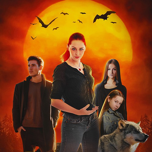 Wolf book cover with the title 'Coven Cove'