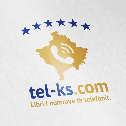 Telecommunications logo with the title 'Modern & Unique Logo for a telecommunication company'