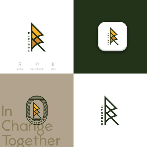 Eco-friendly logo with the title 'Eco Friendly Brand Logo'