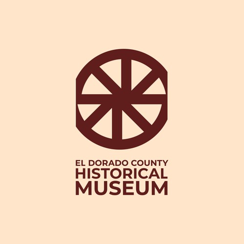 Entertainment brand with the title 'Logo for El Dorado County Historical Museum'