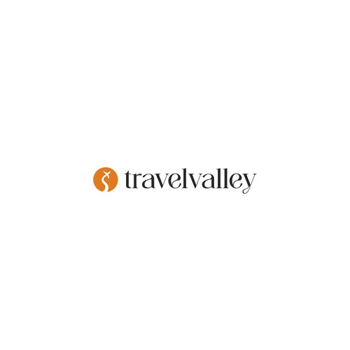 Valley design with the title 'logo concept for travel agency'