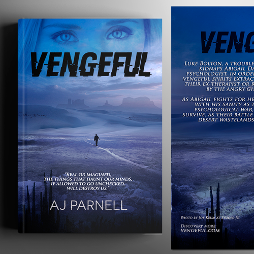 Paranormal book cover with the title 'Book Cover Design'