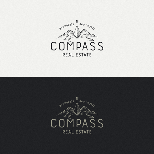 Compass logo with the title 'Compass Real Estate - Alaska'