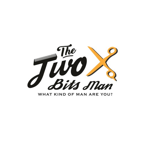 Shaving logo with the title 'Men's Grooming Logo'