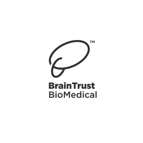 Medical brand with the title 'brainTrust'