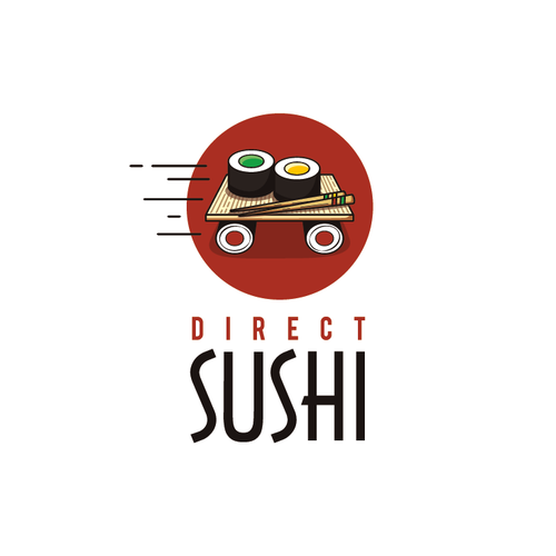 Japanese brand with the title 'Sushi Logo design'