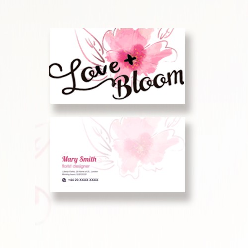 Bloom design with the title 'Logo Beauty product'