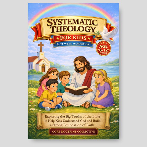 Book cover with the title 'Systematic Theology for Kids Workbook'