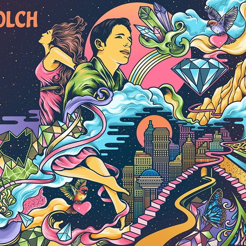 Artwork with the title 'album'