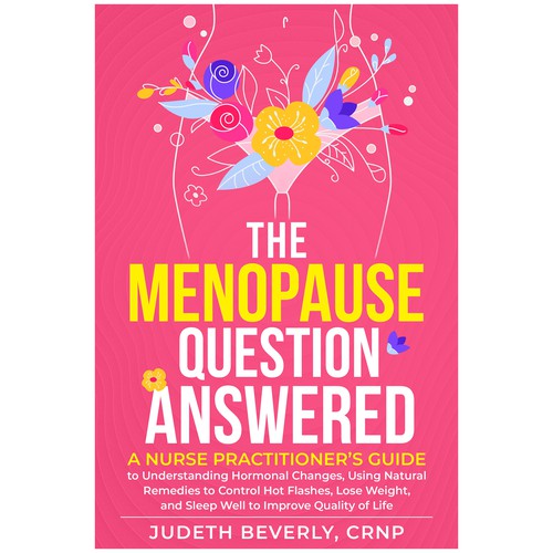 Guide book cover with the title 'THE MENOPAUSE QUESTION ANSWERED'