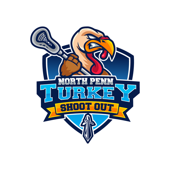 Thanksgiving logo with the title 'North Penn Turkey Shootout'