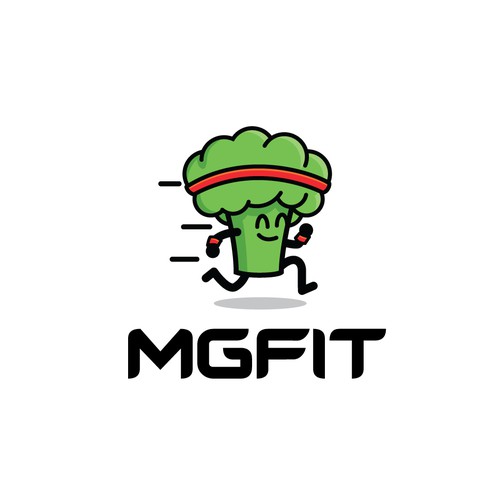 Health design with the title 'MGFIT'