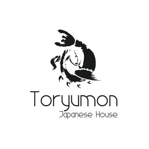 Japanase restaurant logo with the title 'Toryumon Logo'