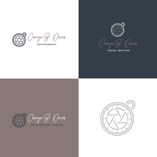 Writer logo with the title 'Global travel'