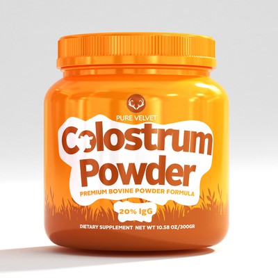 Supplement Label to capture Amazon shopper attention & boost CTR - Colostrum Powder