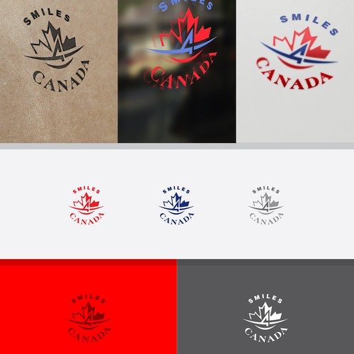 Smile design with the title 'CFAO Smiles 4 Canada'