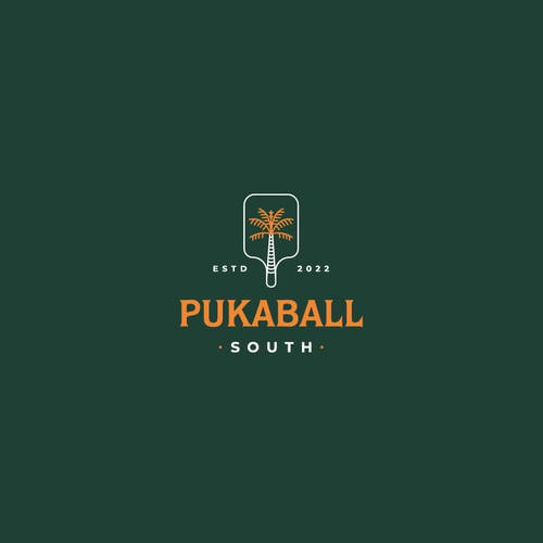 Canoe logo with the title 'Logo for a pickleball location'